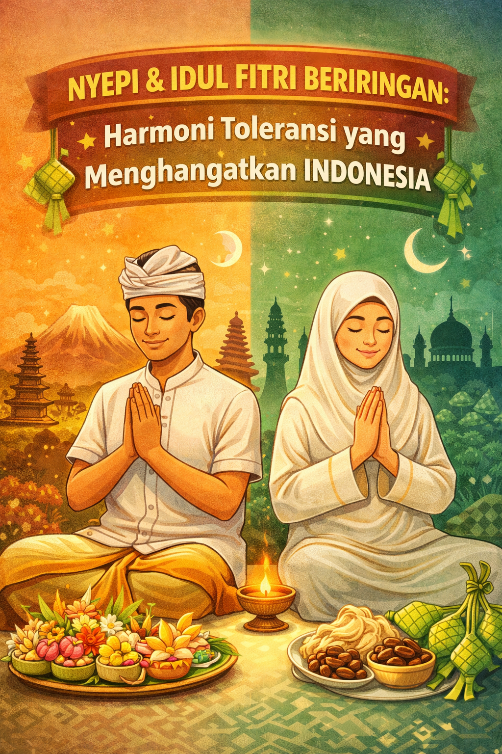 Nyepi & Idul Fitri Beriringan: Harmoni Toleransi yang Menghangatkan Indonesia